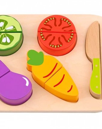 Миниатюра фотографии Tooky toy игровой набор овощи