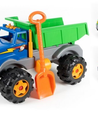 Миниатюра фотографии Orion toys автомобиль супер маг грузовик и лопатка