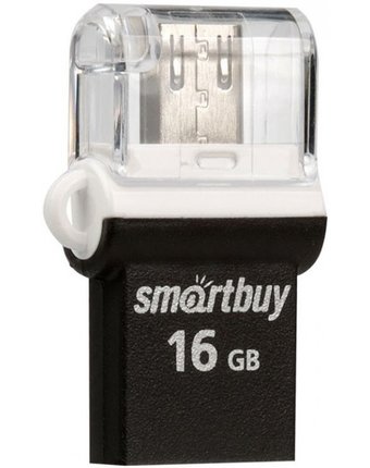 Миниатюра фотографии Smart buy память flash drive otg poko usb 2.0 16gb