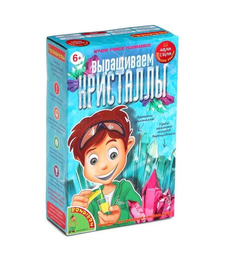 Набор для выращивания Bondibon Науки с Буки: Выращиваем кристаллы
