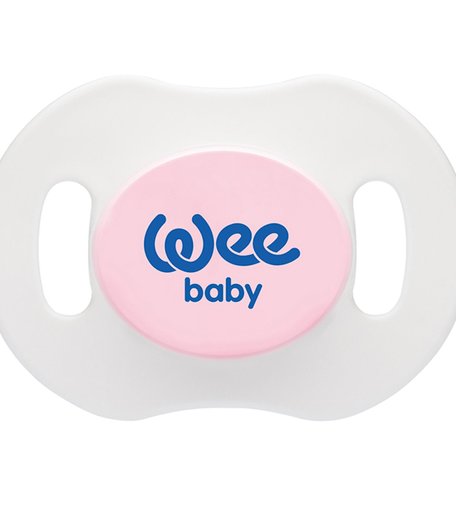 Пустышка WeeBaby Ночная с колпачком силикон, от 6 месяцев