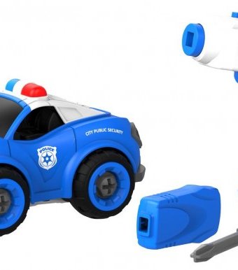 Shantou Bhs Toys Набор пластмассовых деталей Патрульная машина с пультом ДУ