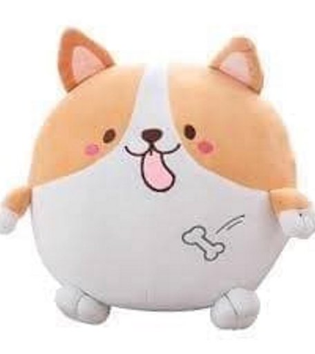 Мягкая игрушка Super01 Корги 35 см цвет: бежевый