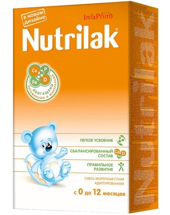 Молочная смесь Nutrilak 0-12 месяцев, 350 г