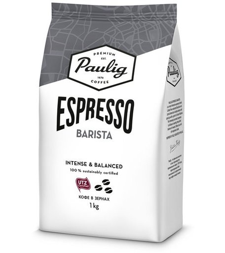 Paulig Кофе Espresso Barista зерно 1 кг