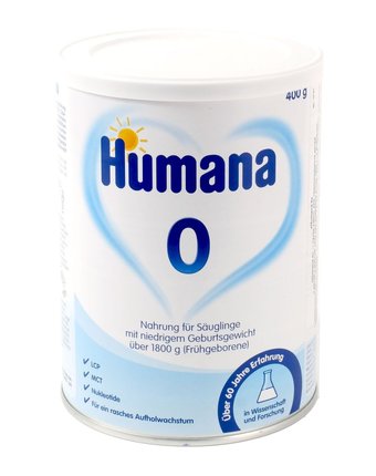 Заменитель молока Хумана 0 с рождения, 400 г