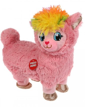 Миниатюра фотографии Fluffy family игрушка функциональная диско-лама