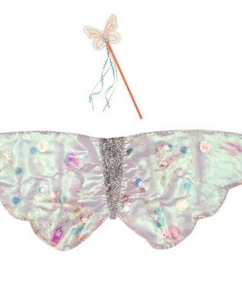 Миниатюра фотографии Merimeri костюм крылья бабочки с блестками