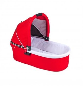 Миниатюра фотографии Люлька valco baby q bassinet для trimod x, snap 4 ultra, quad x fire red, красный