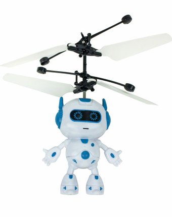 Миниатюра фотографии Интерактивный робот 1toy gyro-robot цвет: белый/синий