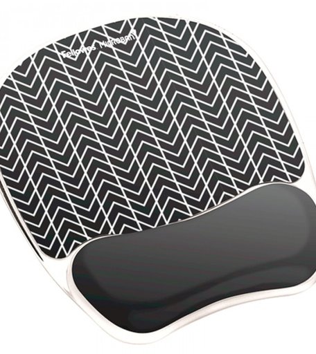 Fellowes Коврик для мыши c гелевой подкладкой Photo Gel Chevron