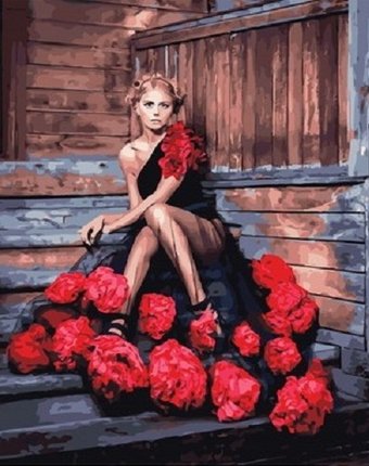 Paintboy Картина по номерам Красота роз
