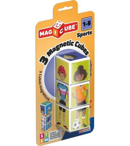 Магнитный конструктор Geomag MagiCube Спорт, 3 детали