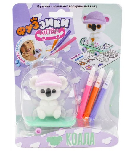 Фуззики Игровой набор Коала со скейтбордом