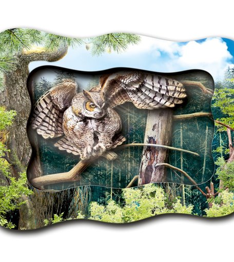 Хобби и Творчество VIZZLE Объемная картина Филин