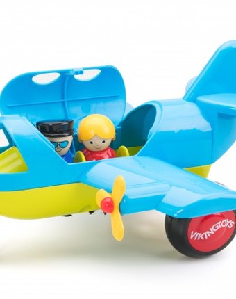 Миниатюра фотографии Viking toys самолет джамбо с 2 фигурками