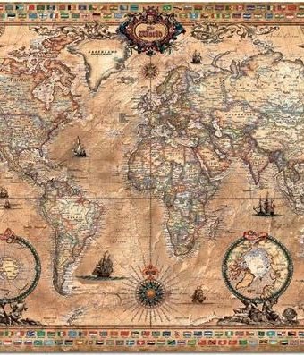 Миниатюра фотографии Educa пазл античная карта мира 1000 элементов