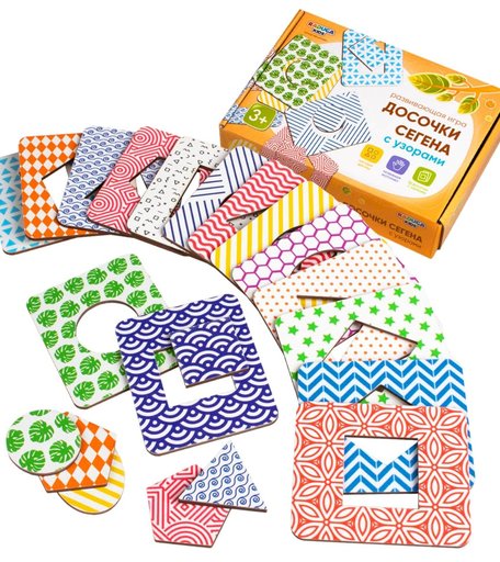 Рамка-вкладыш Raduga Kids досочки Сегена с узором