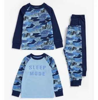 Пижамы "В спящем режиме", 2 шт., голубой, синий