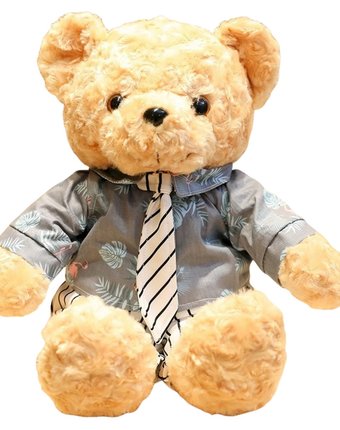 Миниатюра фотографии Мягкая игрушка super01 медведь 45 см цвет: бежевый