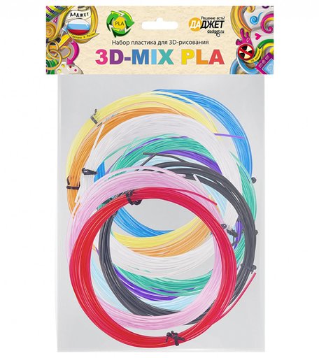 Картридж для 3D ручки KIT RU0121PLA 3D-Mix PLA