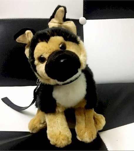 Мягкая игрушка Super01 Немецкая Овчарка 27 см цвет: коричневый