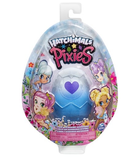 Фигурка коллекционная Hatchimals Colle Пикси сезон 1(бело-голубой), 6.5 см