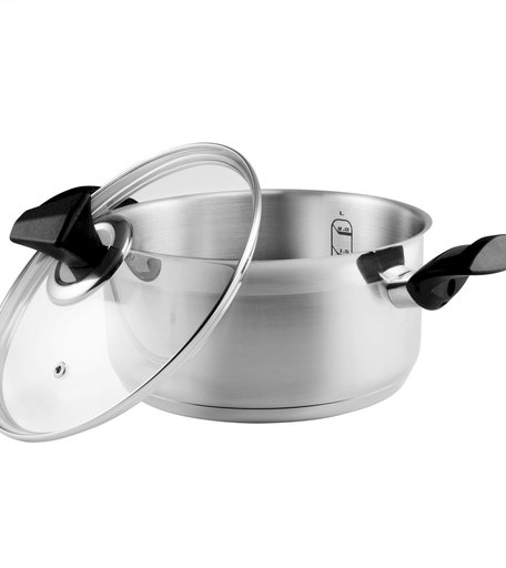 Кастрюля Polaris с крышкой Verde-24C, 5 л, D 24 см