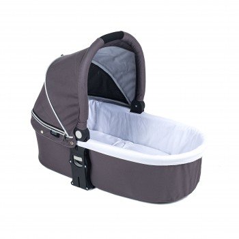 Люлька Valco Baby Q Bassinet для Trimod X, Snap 4 Ultra, Quad X Dove Grey, темно-серый