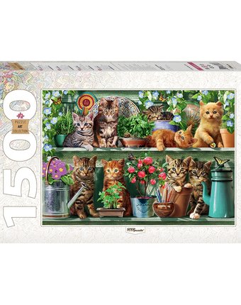 Миниатюра фотографии Пазл step puzzle art collection котята 1500 шт.
