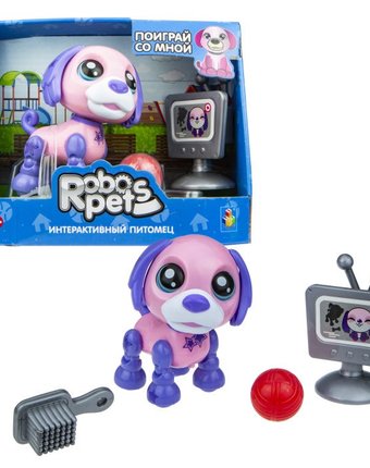 Интерактивная игрушка 1 Toy Robo Pets Озорной щенок Т16936