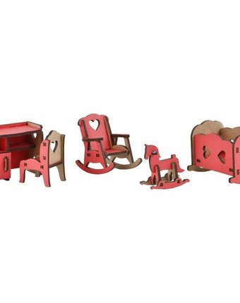 Набор мебели для кукол Волшебный 3D-город Детская Большой Слон