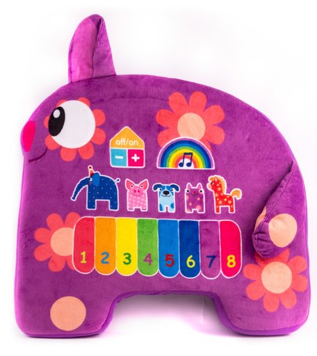 Мягкая музыкальная игрушка Деревяшки Кошечка Мяу 25 см