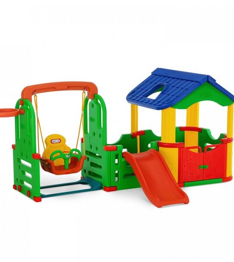 Happy Box Детский игровой комплекс для дома и улицы Мульти-Хаус JM-804В