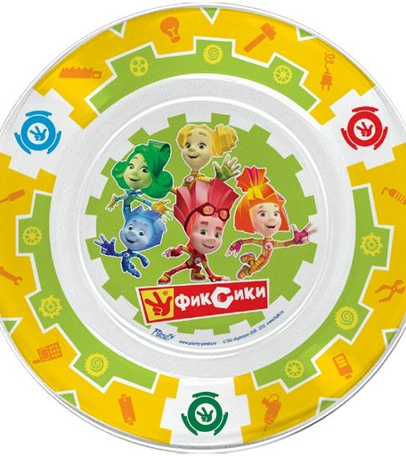 Тарелка Priority Фиксики, с 3 лет