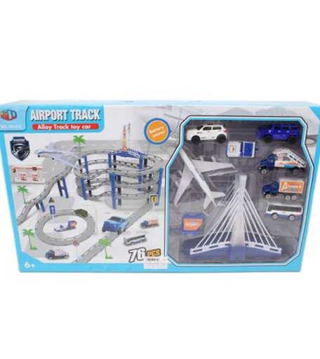 Игровой набор, 76 деталей Наша Игрушка Автотрек