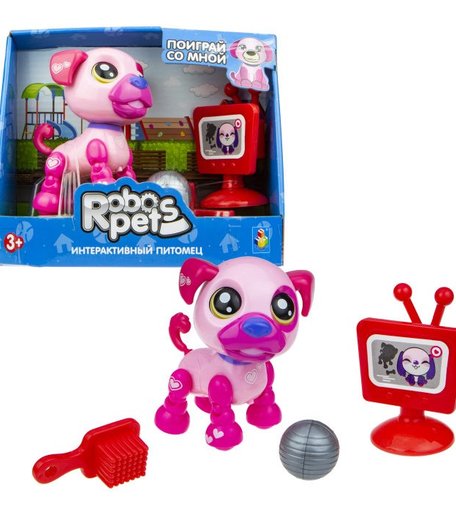 Интерактивная игрушка 1 Toy Robo Pets Озорной щенок Т16937