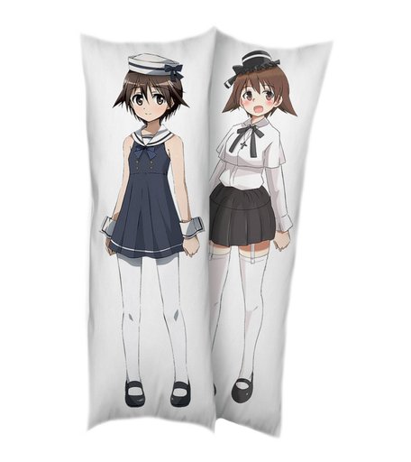 Подушка декоративная Super01 Йошика Мияфуджи Штурмовые ведьмы подушка, наволочка 150 х 50 см