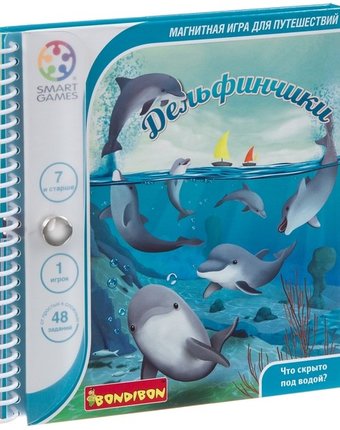 Миниатюра фотографии Bondibon логическая игра smartgames дельфинчики