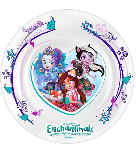 Тарелка Priority Enchantimals, с 3 лет