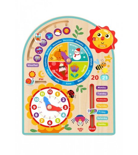 Деревянная игрушка Tooky Toy Набор Мой календарь TL083