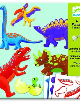 Миниатюра фотографии Djeco набор куколок динозавры