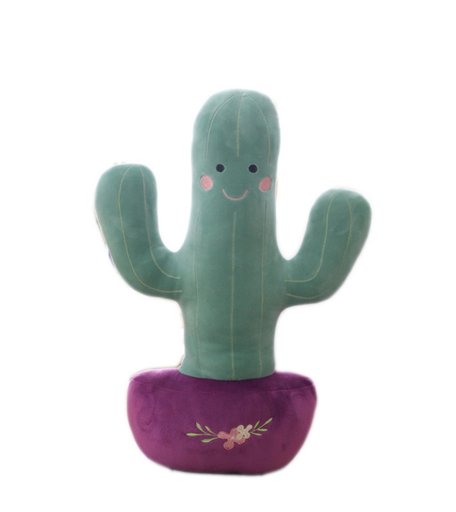 Мягкая игрушка Super01 Кактус 60 см цвет: зеленый