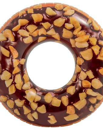 Круг надувной Intex Пончик шоколад-орех, 114 см