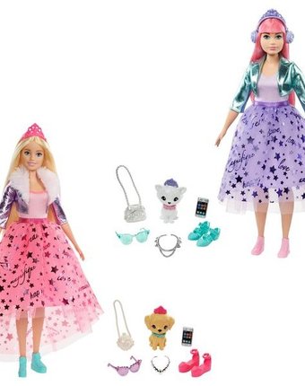 Миниатюра фотографии Barbie кукла семья приключения принцессы нарядная принцесса