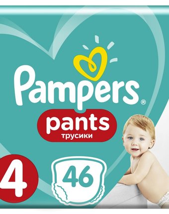 Трусики-подгузники Pampers Pants, р. 4, 9-15 кг, 46 шт