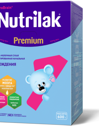 Молочная смесь Nutrilak Premium 1 0-6 месяцев, 600 г