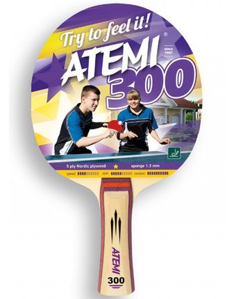 Миниатюра фотографии Atemi ракетка для настольного тенниса 300 cv