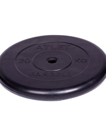Миниатюра фотографии Mb bardell диск обрезиненный atlet d 26 мм 20 кг