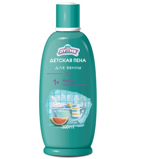 Пена ЛУНЯ для ванны «Арбуз», с 1 года, 300 мл